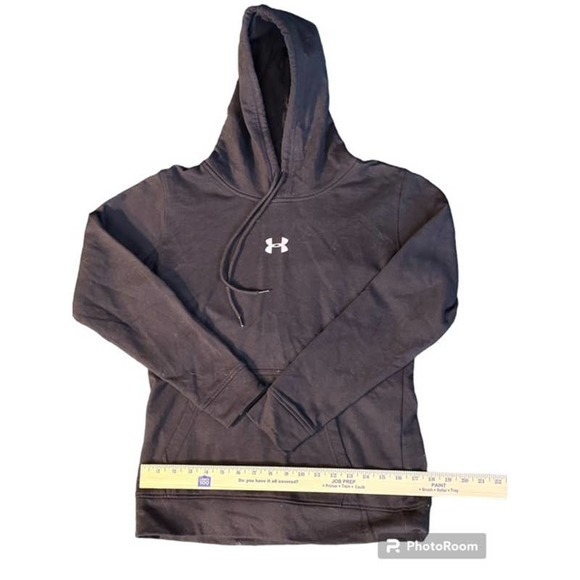 Under Armour Women’s Medium Black Hoodie Pullover Jacket EUC - Picture 4 of 5